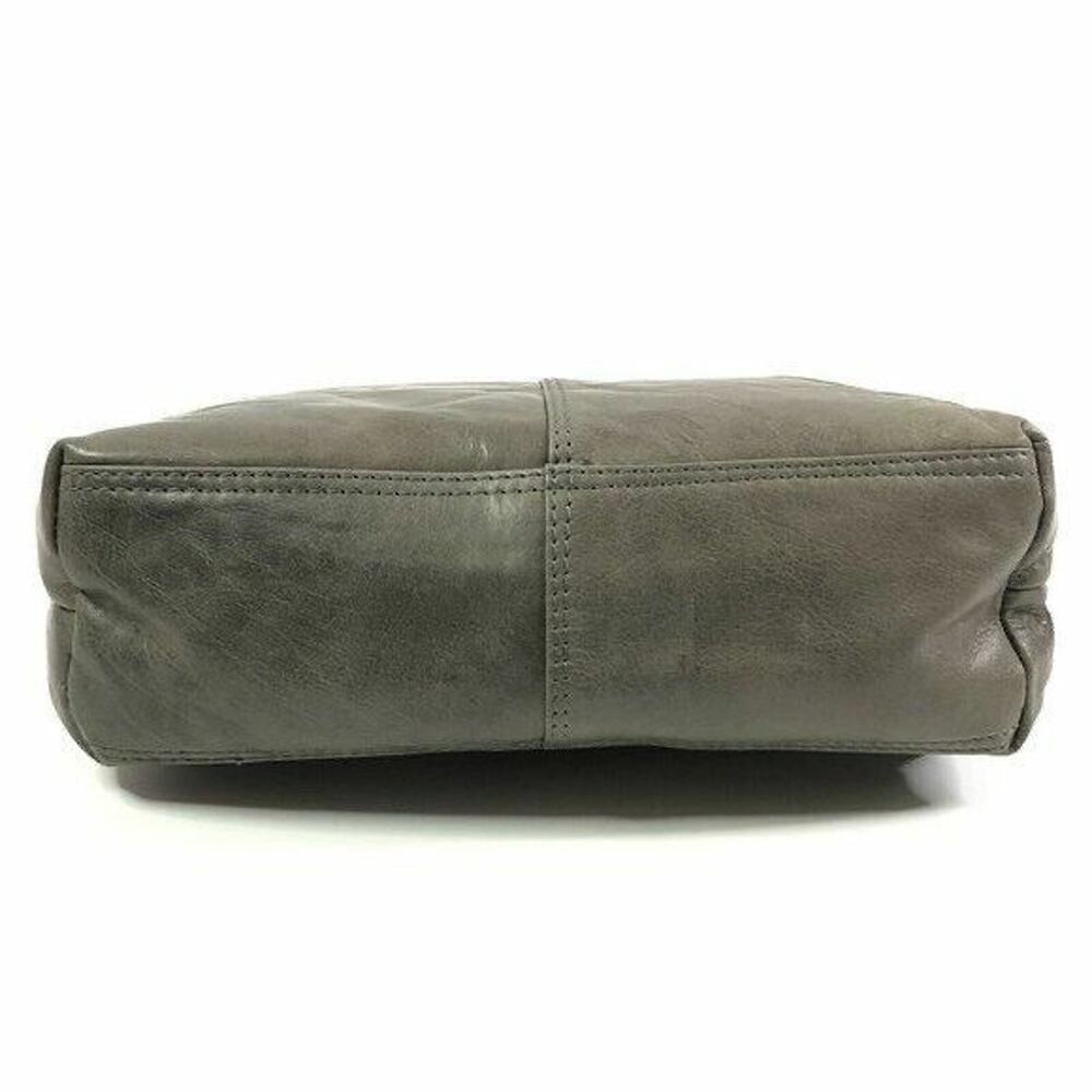 Spikes & Sparrow Gray Leather Frankie Hobo Bag Shoulder Adjustable Crossbody - Picture 4 of 6